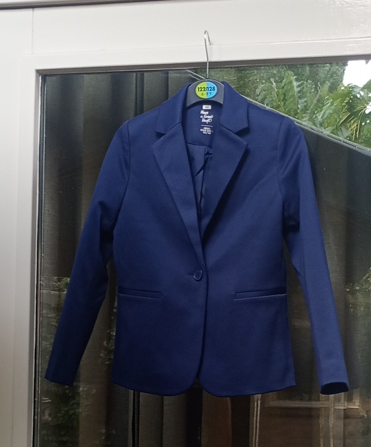 Nieuw Donkerblauw Kinder Colbertje Maat 122/128, Kinderen en Baby's, Kinderkleding | Overige, Ophalen, Nieuw, Onbekend, Jongen of Meisje