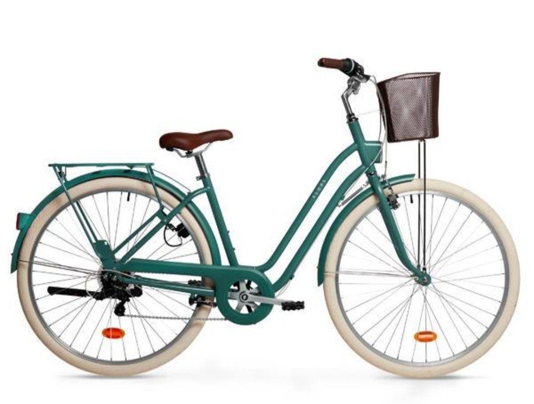 BTWin dames stadsfiets groen, Ophalen, Zo goed als nieuw, Btwin, Handrem
