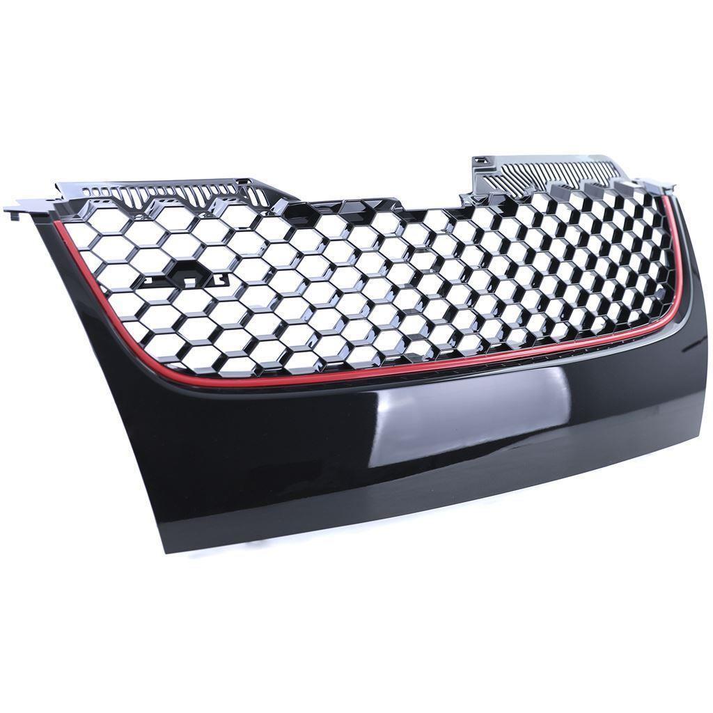 Honingraat Grill Rode Bies Geschikt Voor Vw Golf 5 GTI, Verzenden, Automotive Parts, A.parts@hotmail.nl, Trasmolenlaan 12 3447 GZ Woerden