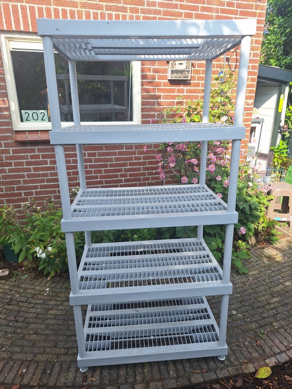 Keter Kunststof Stellingkast - 5 Planken, Ophalen, Gebruikt