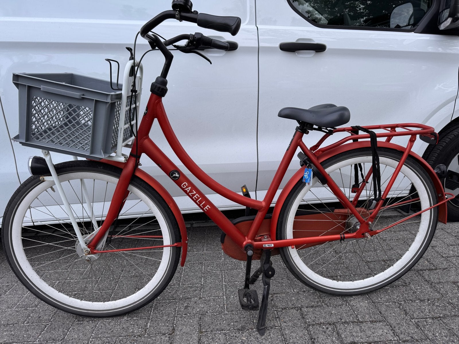 Gazelle Damesfiets 7 Speed 28 inch met lage instap, Ophalen, Terugtraprem, Gazelle, 53 tot 56 cm