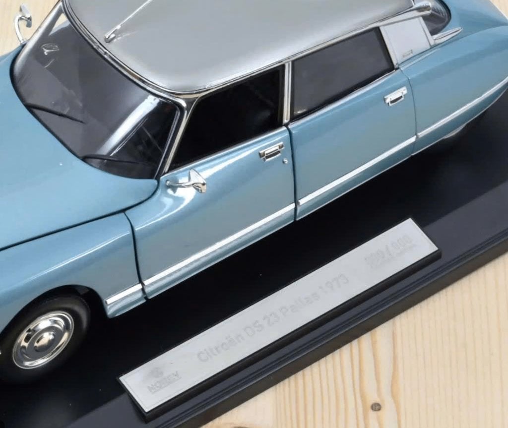 Citroen DS 23 Pallas '73 Blauw USA lim.ed. 1/18 NOREV 181722, Verzenden, Nieuw, Auto, Norev