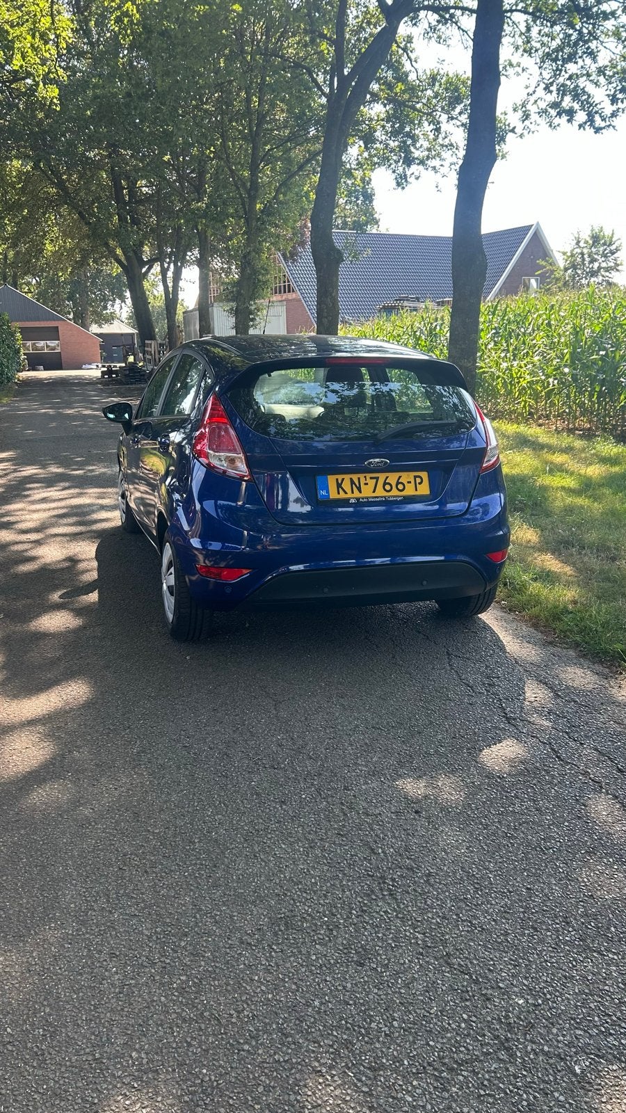 Ford Fiësta 1.5 Tdci 70KW 5DR 2016 Blauw, Auto's, Voorwielaandrijving, 1036 kg, Origineel Nederlands, Fiësta