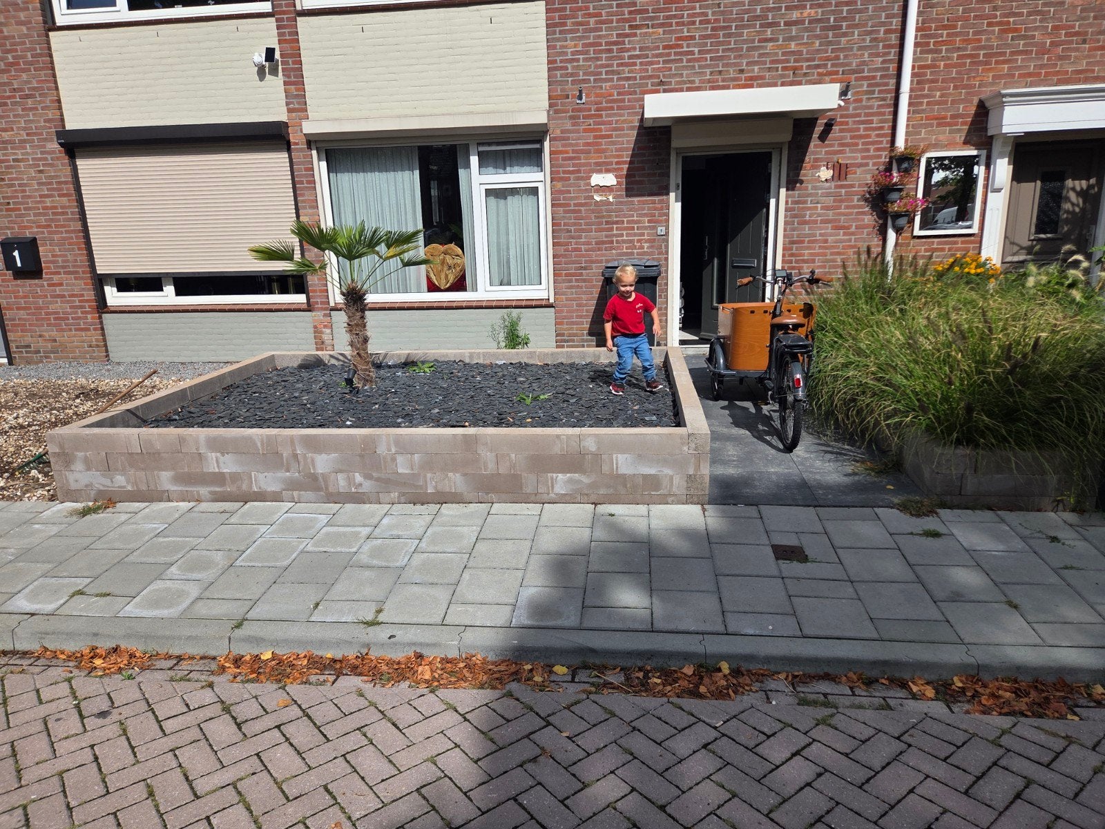 Tuin zelf afbreken:Alleen blokken!!!! (excl. planten), Gebruikt, Ophalen of Verzenden, Beton, Terrastegels