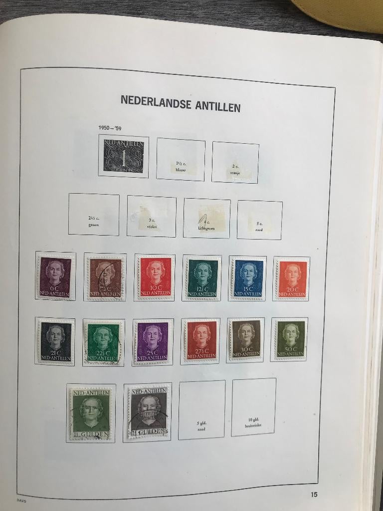 postzegel Nederlandse Antillen 1950-1959 Juliana, Postzegels en Munten, Postzegels | Nederlandse Antillen en Aruba, Ophalen of Verzenden