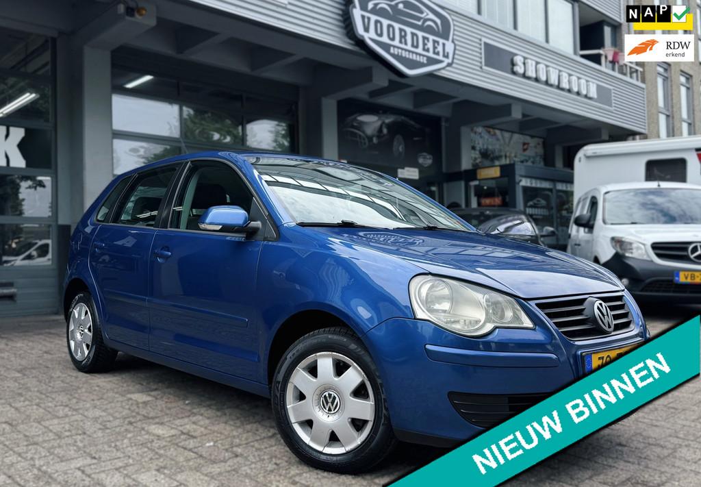 Volkswagen Polo 1.2 Optive | AIRCO | ELEK.RAMEN | NAP | APK., Voorwielaandrijving, 989 kg, Blauw, 1198 cc