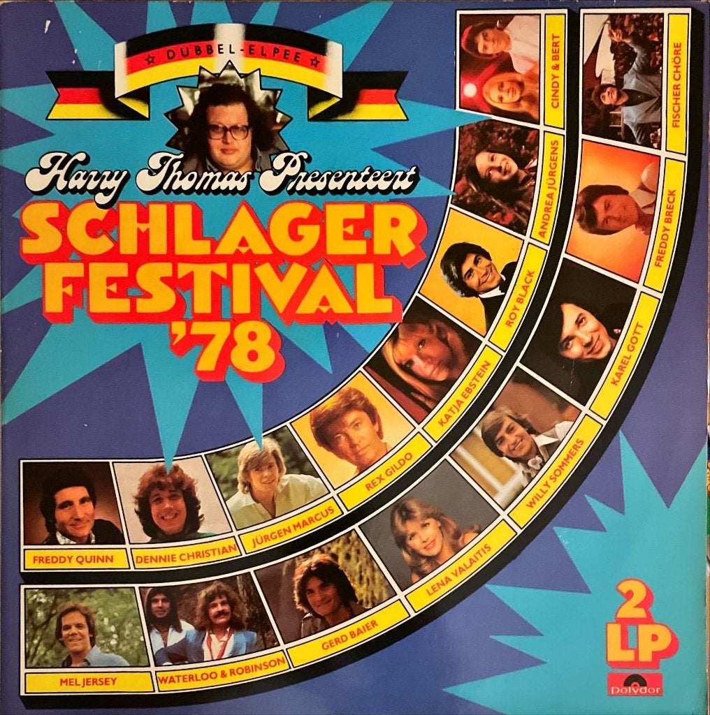 Harry Thomas Presenteert Schlager Festival '78, LP, Inclusief binnenhoes, Gebruikt, 12 inch