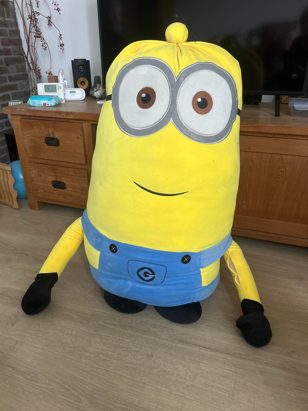 Grote Minion knuffel - 85 cm - Gratis af te halen, Ophalen, Gebruikt, Overige typen, Groot (groter dan 80 cm)