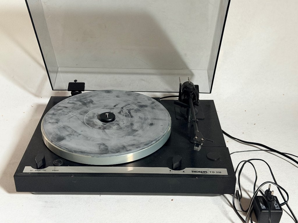 Thorens TD 318 platenspeler LINN K9 element - service nodig, Audio, Tv en Foto, Platenspelers, Ophalen, Gebruikt, Platenspeler