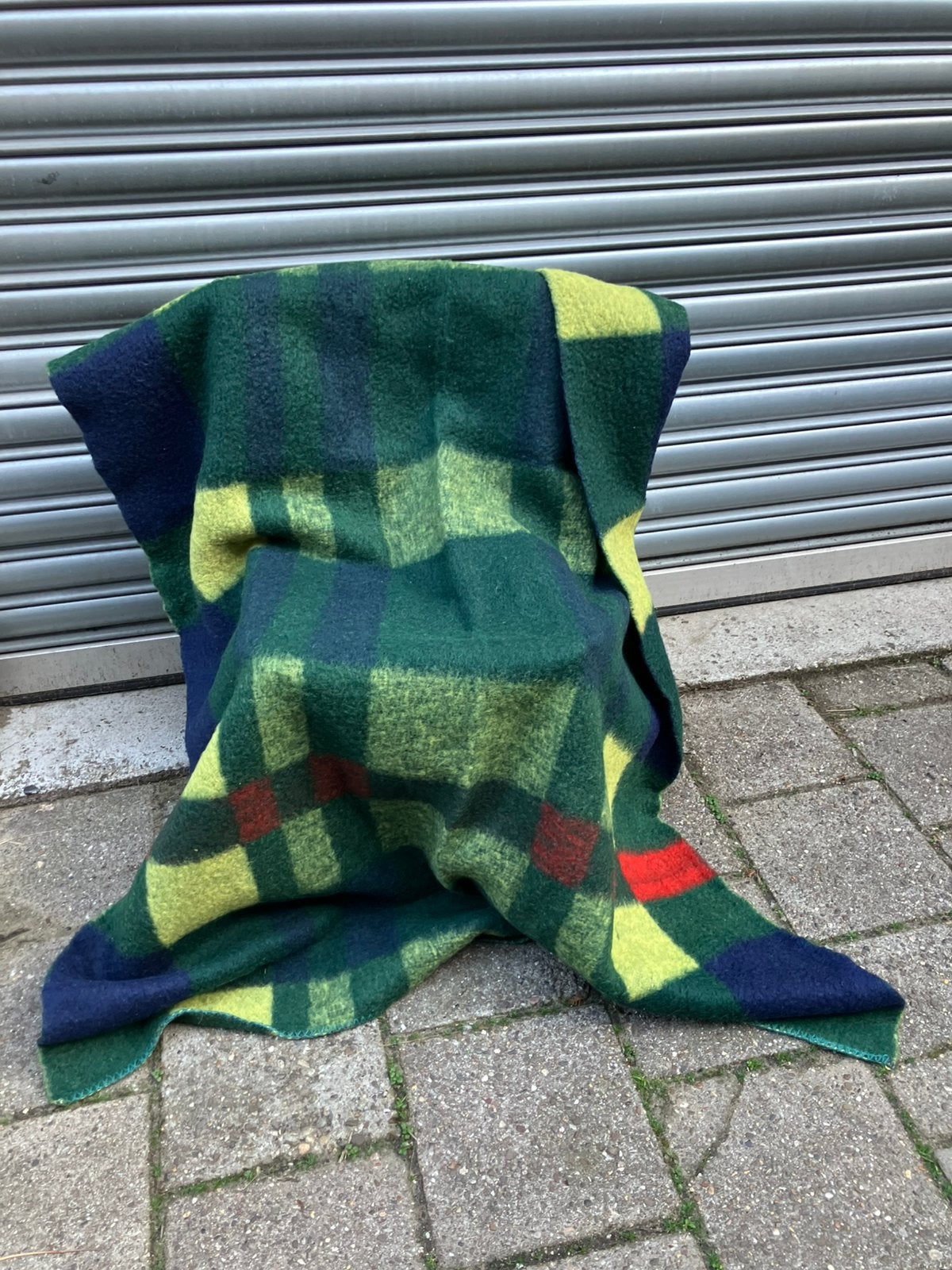 Vintage scheerwollen deken, Ophalen, 210 cm, Wol, Zo goed als nieuw