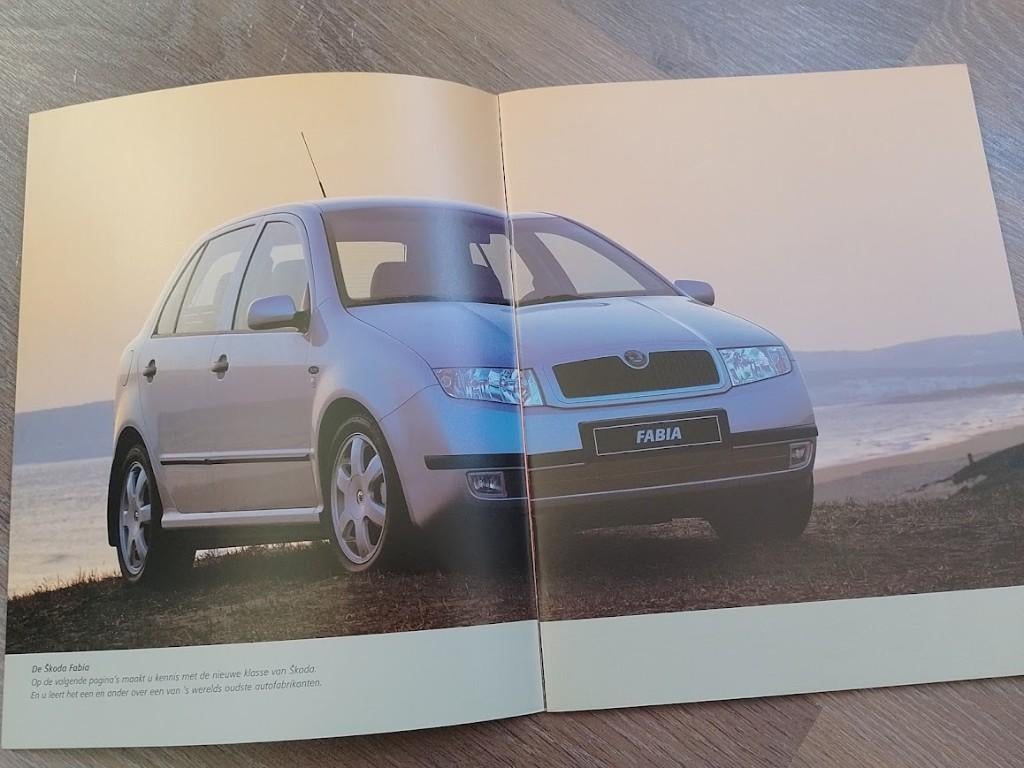 Skoda Fabia autofolder 2000, Ophalen of Verzenden, Nieuw, Volkswagen