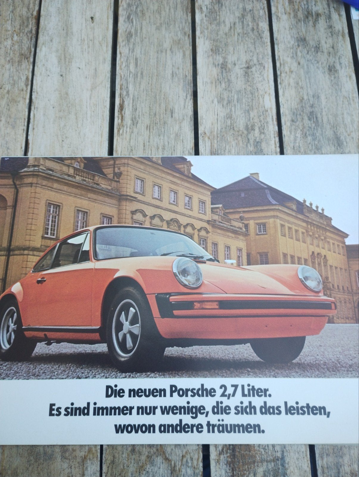 Porsche 911 2.7 Liter Brochure - Zeldzaam Collecters Item, Porsche AG, Nieuw, Ophalen of Verzenden, Porsche