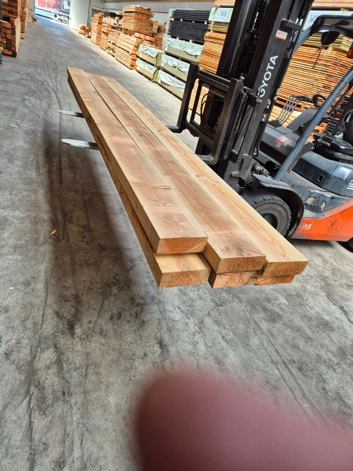 6 Douglas balken B-keus 7x20cm 4m, Tuin en Terras, Palen, Balken en Planken, Ophalen