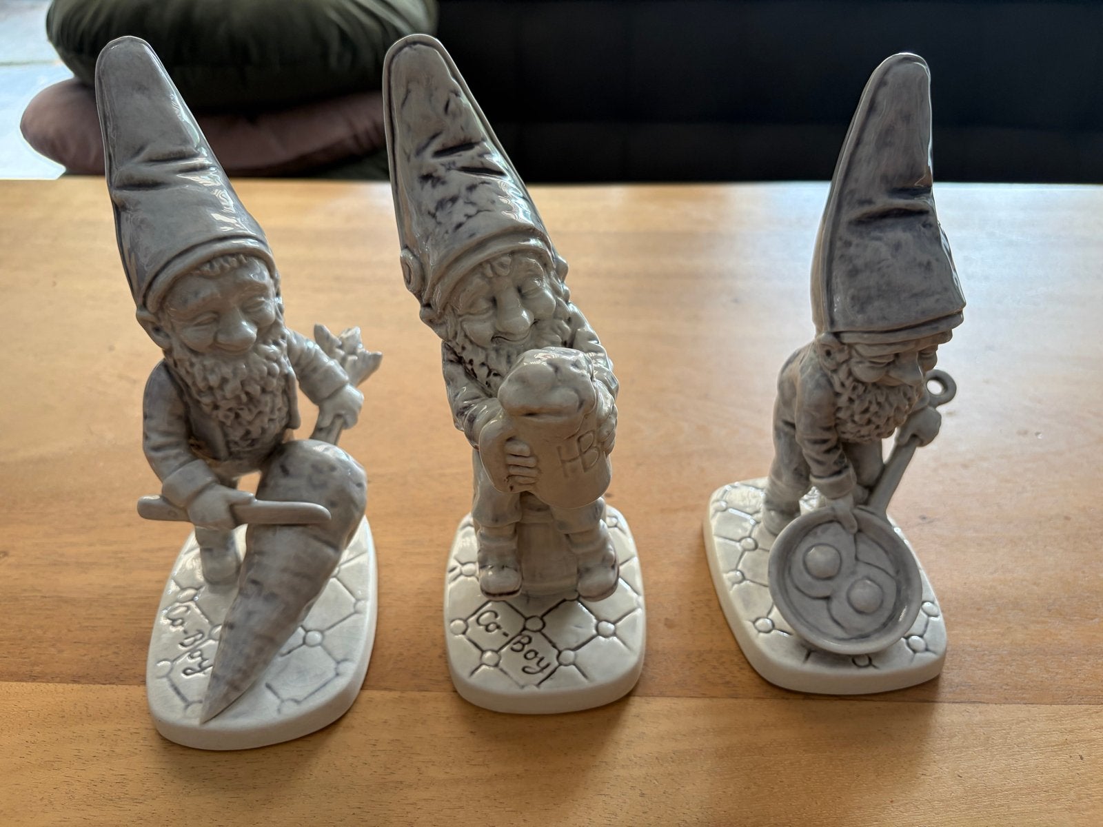 Set van 3 Goebel Co-Boy kabouters - Vintage beeldjes, Verzamelen, Beelden en Beeldjes, Ophalen of Verzenden, Gebruikt, Fantasy