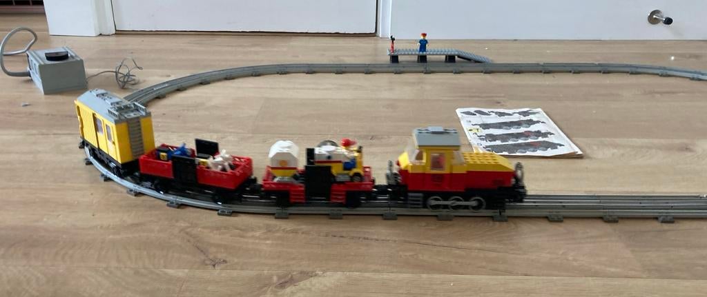 Lego 7735 trein 12V 1985 werkend, Ophalen of Verzenden, Gebruikt, Complete set, Lego