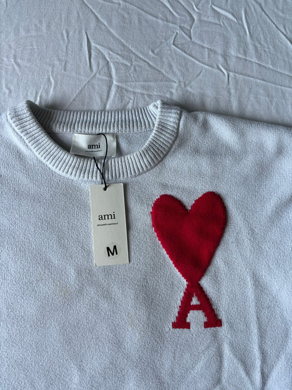 Ami Paris trui, Ophalen of Verzenden, Nieuw, Maat 48/50 (M), Wit