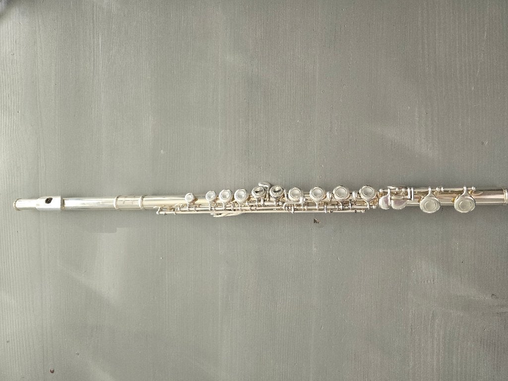 Yamaha YFL-311 dwarsfluit met koffer en tas, Muziek en Instrumenten, Ophalen, Gebruikt, Dwarsfluit, Met koffer of tas