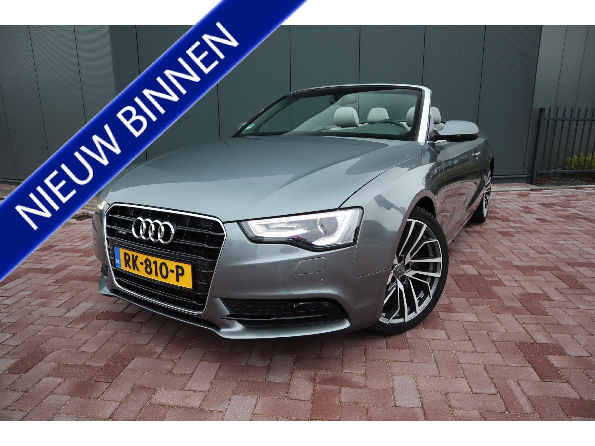 Audi A5 Cabriolet 3.0 TDI Pro Line S Automaat Sportstoelen C, Auto's, Gebruikt, 197 €/maand, 4 stoelen, Lichtsensor