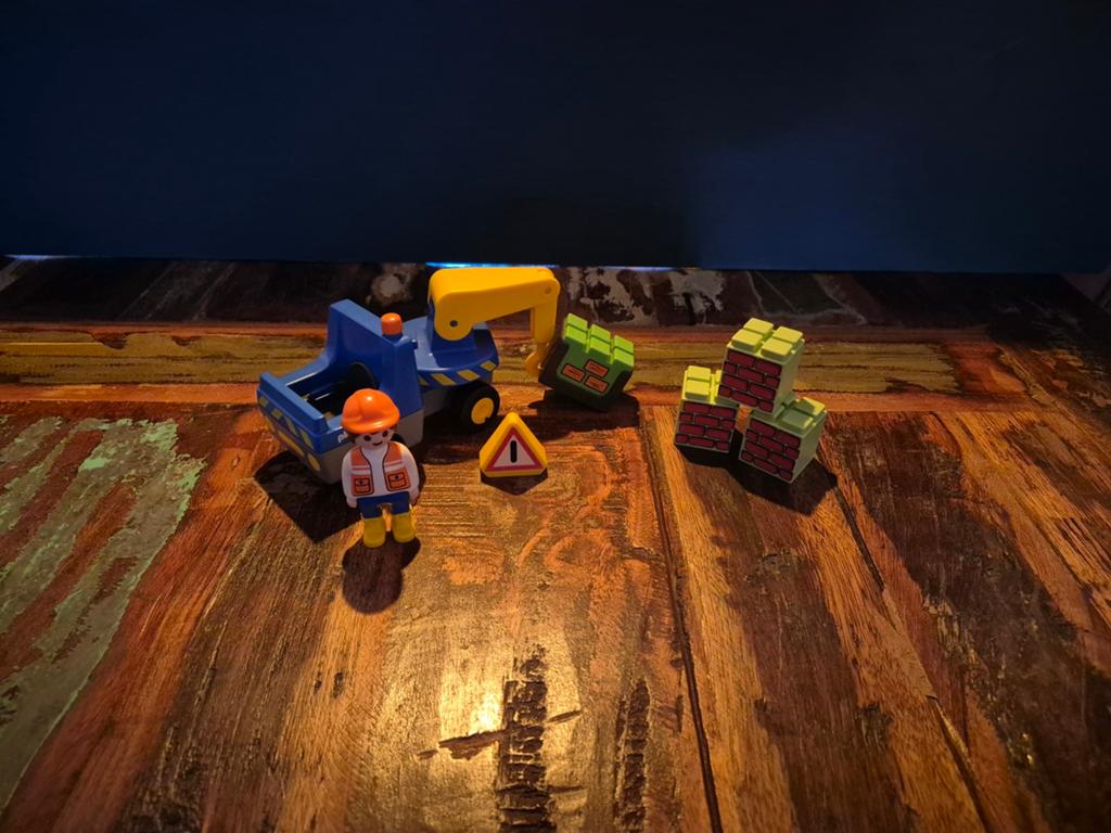 Playmobil 1.2.3. Kleine Takelwagen 6733 - Compleet, Ophalen of Verzenden, Gebruikt, Jongen of Meisje