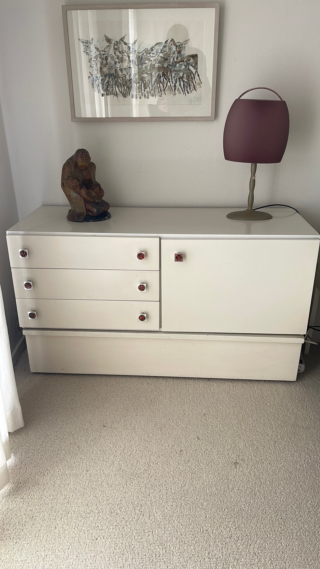 Slaapkamer meubelset vintage, Huis en Inrichting, Kasten | Ladekasten, Ophalen, Gebruikt, 25 tot 50 cm, Minder dan 100 cm