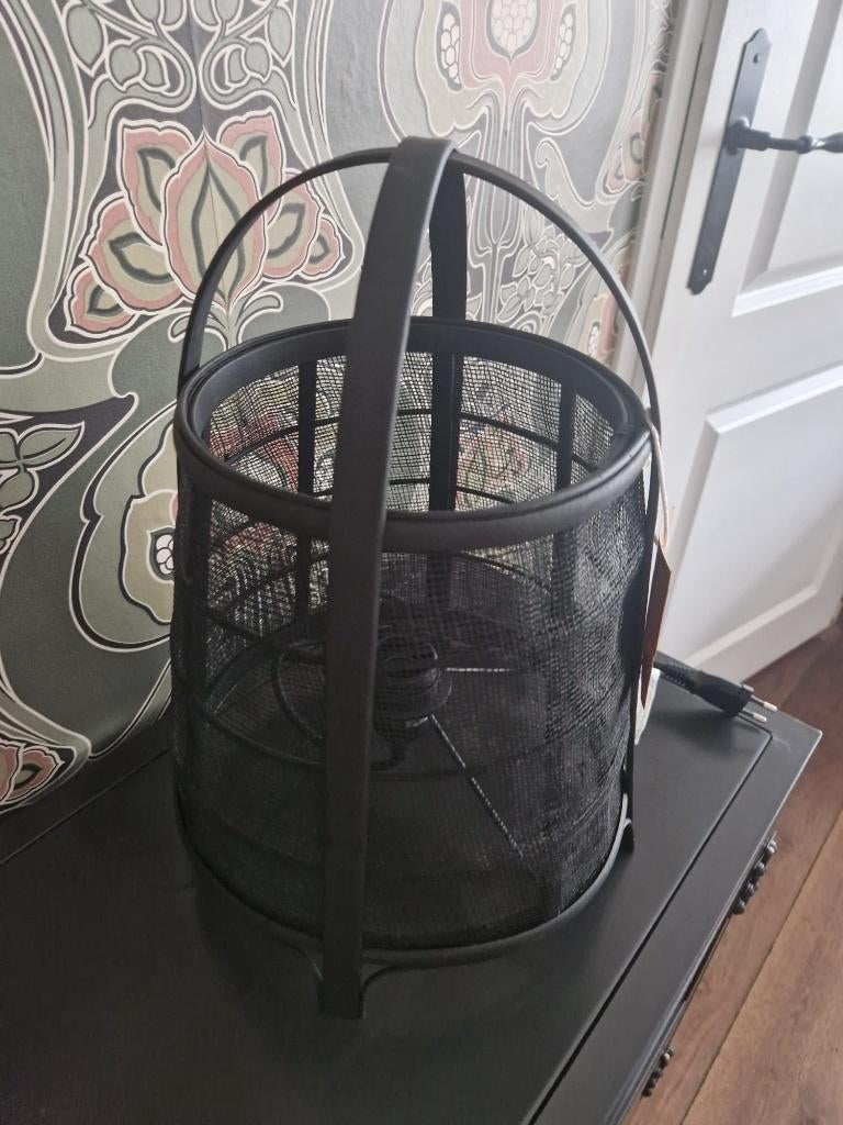 Zwarte Bamboo tafel-vloerlamp, Ophalen, Nieuw