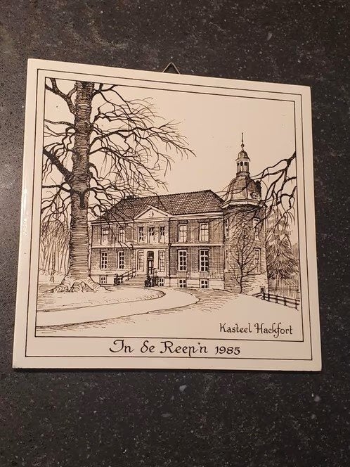 tegel Kasteel Hackfort in de Reep Vorden, Ophalen