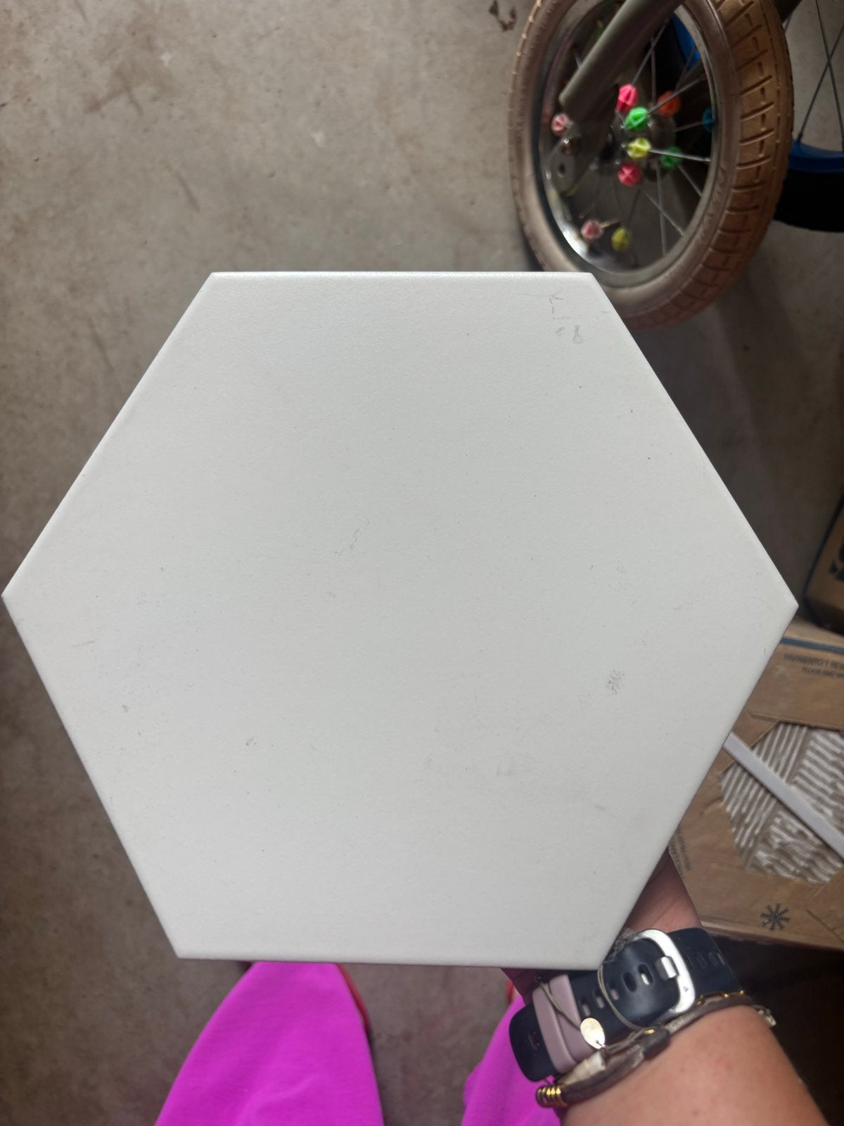 Witte Hexagon Tegels  5 m2- Codicer Basic White Hex 25, Doe-het-zelf en Verbouw, Tegels, Nieuw, Vloertegels, Keramiek, 20 tot 40 cm