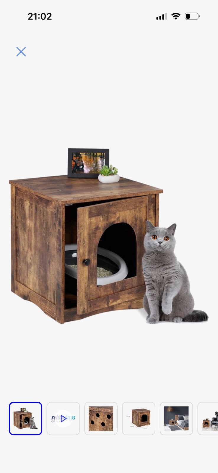 Decoratieve kattenbak, Ophalen of Verzenden, Zo goed als nieuw