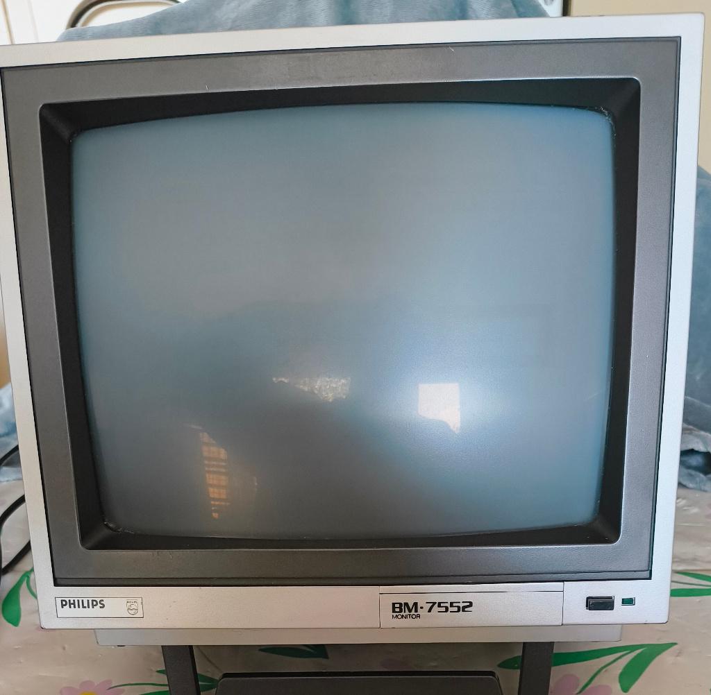 14" Philips BM-7552 monochrome monitor, Computers en Software, Vintage Computers, Ophalen, Philips BM-7552