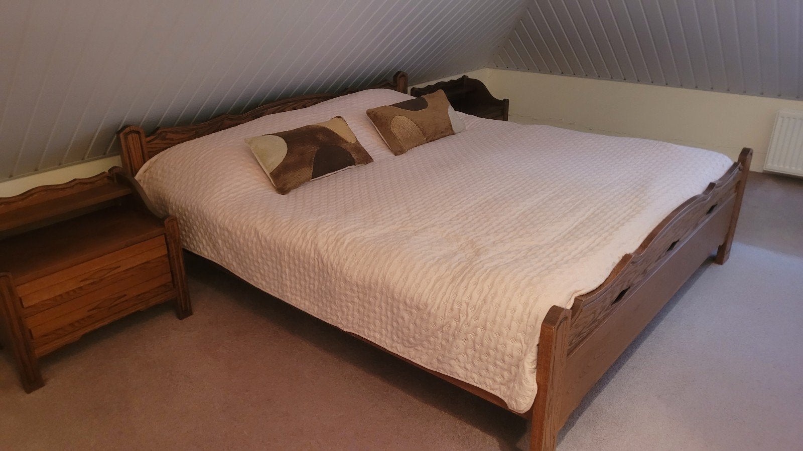2-persoonsbed met kaptafel - Gratis afhalen, Ophalen, Gebruikt, Klassiek, 150 tot 200 cm