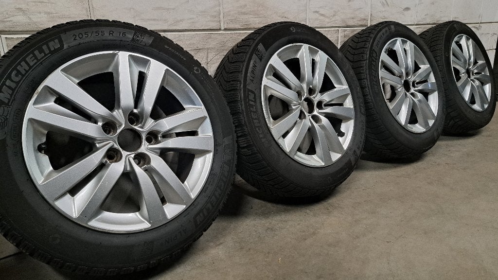 Quartz velgen 308 508 407 Partner Proace City 205/55/16, Gebruikt, 16 inch, Banden en Velgen, Personenwagen