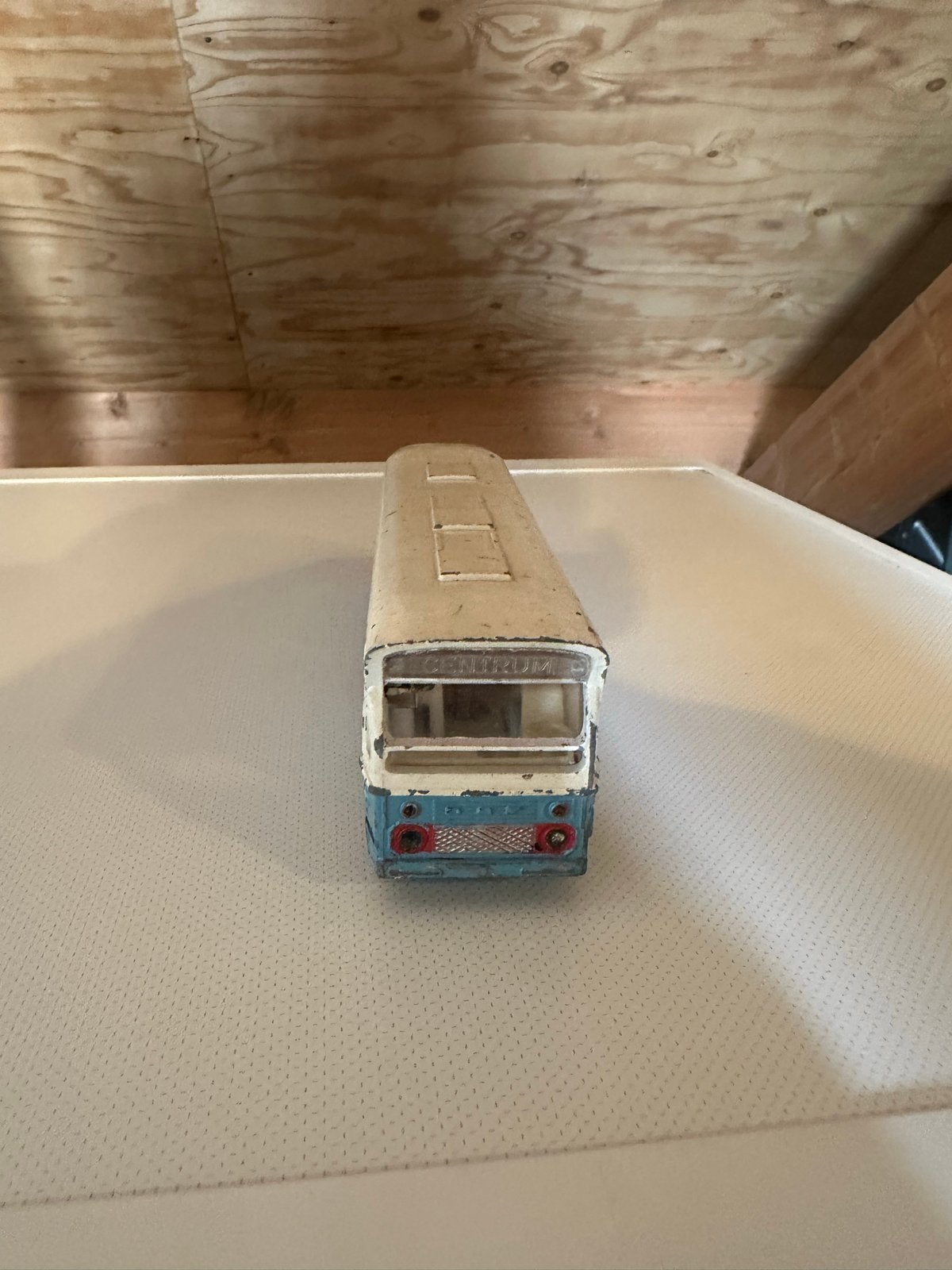Vintage Lion-Toys DAF Citybus No. 38 - Made in Holland, Gebruikt, 1:50 of kleiner, Overige typen, Ophalen