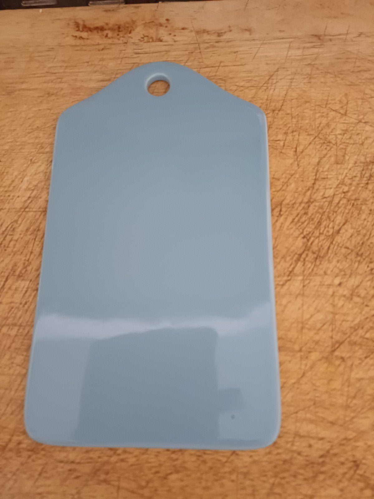 Prachtig lavendel blauw Deens Snijplankje Mynte DK, Verzenden