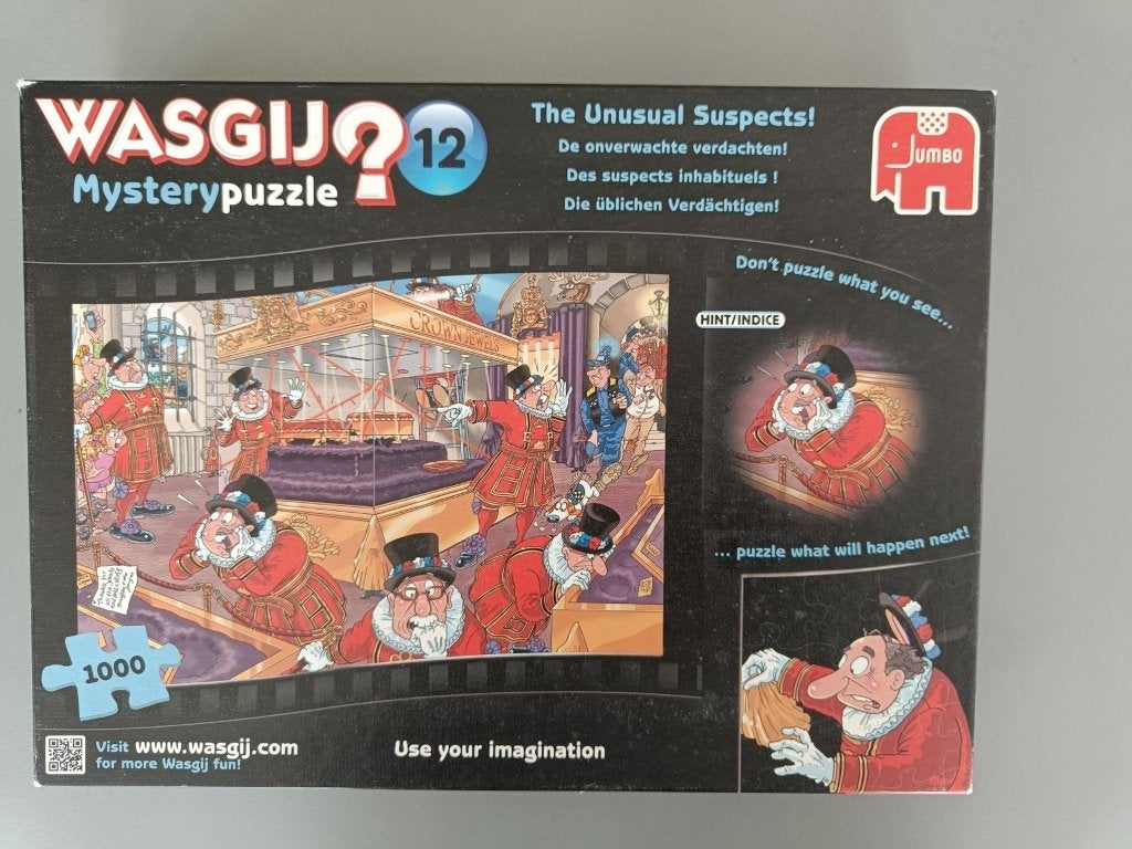WasGij, The Unusual Suspects, Ophalen of Verzenden, 500 t/m 1500 stukjes, Zo goed als nieuw, Legpuzzel