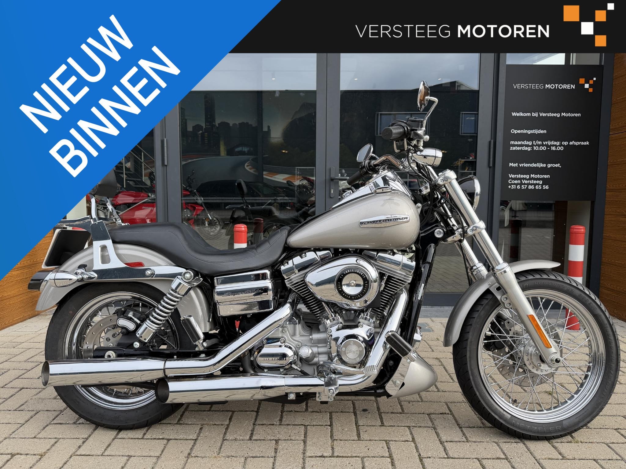 Harley Davidson 96 FXDC Dyna Super Glide Custom 5HD #4.127 K, Laan van Vredenoord 33
2289 DA  Rijswijk, NL, H-DCUSTOMERSERVICE@Harley-Davidson.com