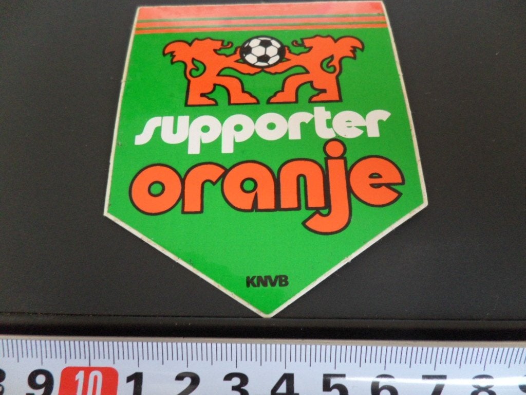 sticker KNVB supporter Oranje Voetbal *, Ophalen, Zo goed als nieuw
