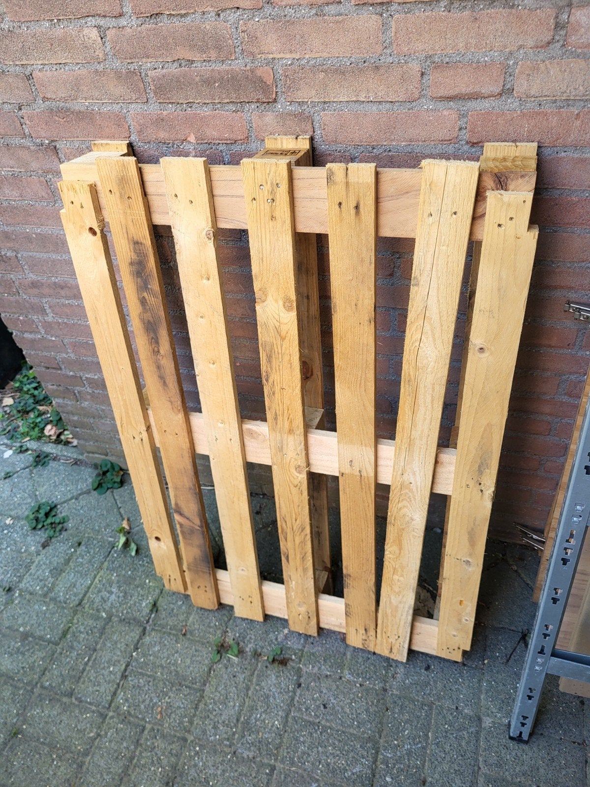 Gratis pallet., Ophalen, Overige houtsoorten, Minder dan 200 cm, Pallet