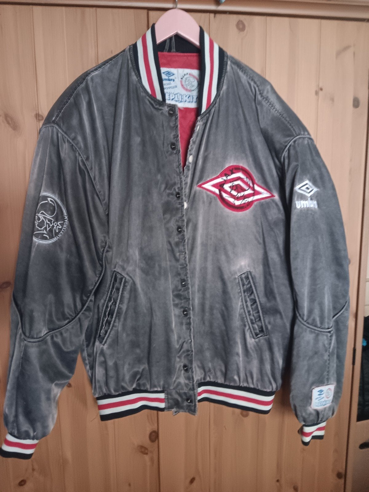 Unieke Vintage Ajax Jas - Umbro Replikit, Ophalen of Verzenden, Gedragen, Umbro