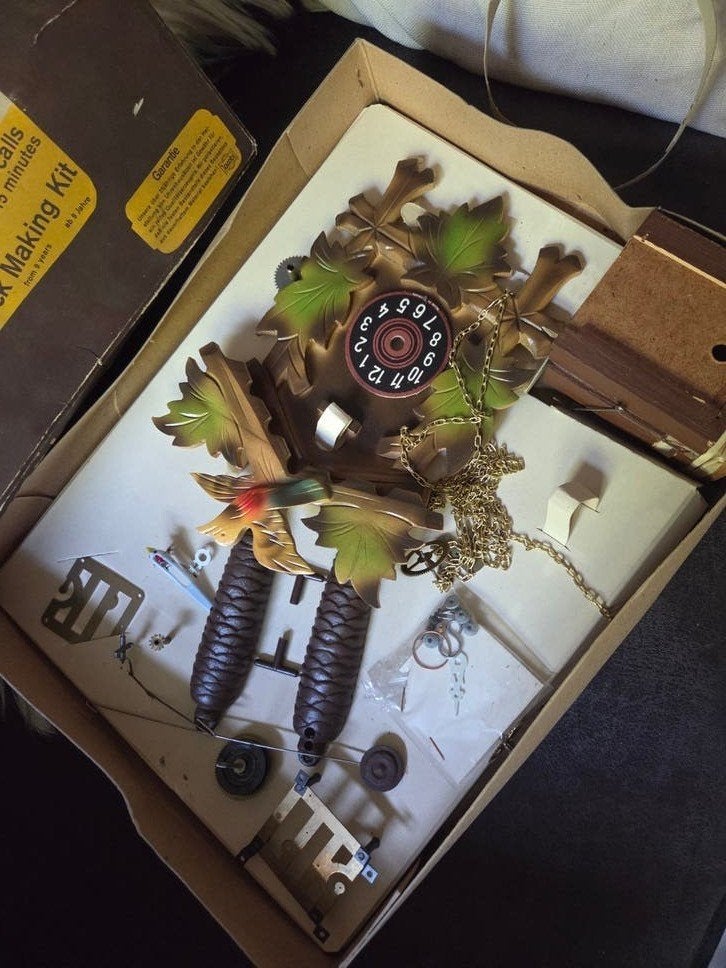 Vintage Koekoeksklok Bouwpakket - Onvolledig, Antiek en Kunst, Ophalen of Verzenden