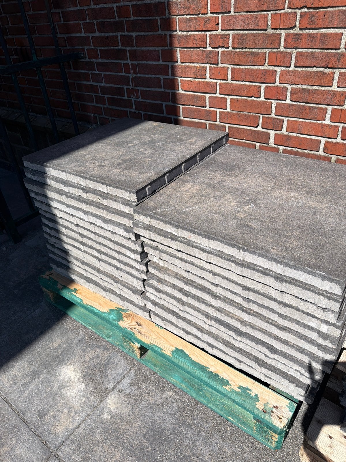 Terrastegels NIEUW, Ophalen, Gebruikt, 10 m² of meer, Beton