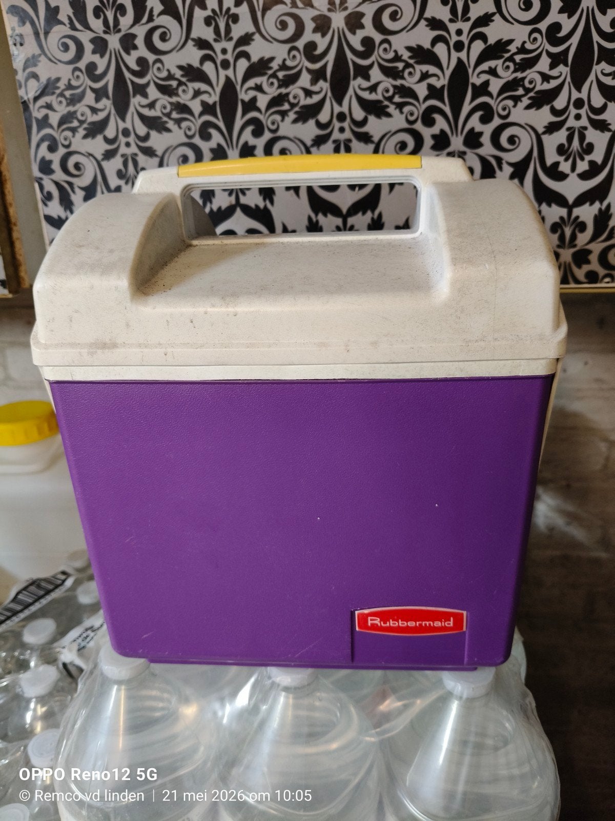Retro koelbox rubbermaid usa, Ophalen of Verzenden, Gebruikt, Koelbox, Koelelement