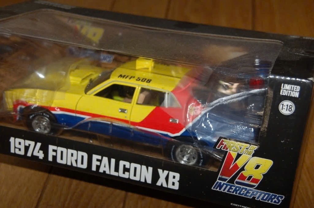 1:18 FORD FALCON MAD MAX Greenlight in box WRH, Verzenden, Zo goed als nieuw, Auto, Overige merken