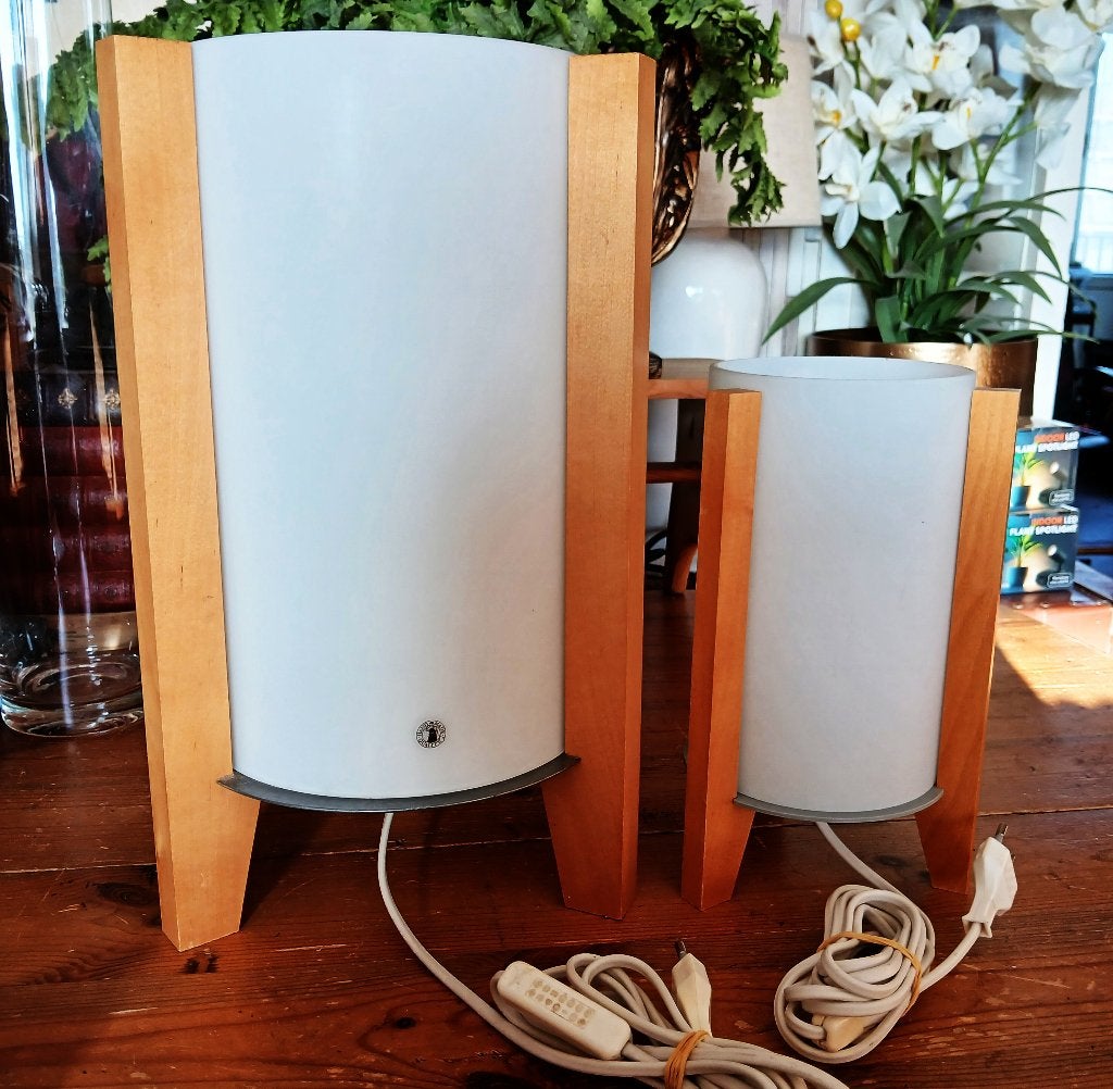 Vintage lamp Ikea Porfylit XXL B9813 en B9814 Japandi style, Ophalen, Huis en Inrichting
