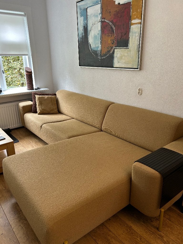 3 zits bank chaises lounges, Ophalen, 75 tot 100 cm, Zo goed als nieuw, Stof