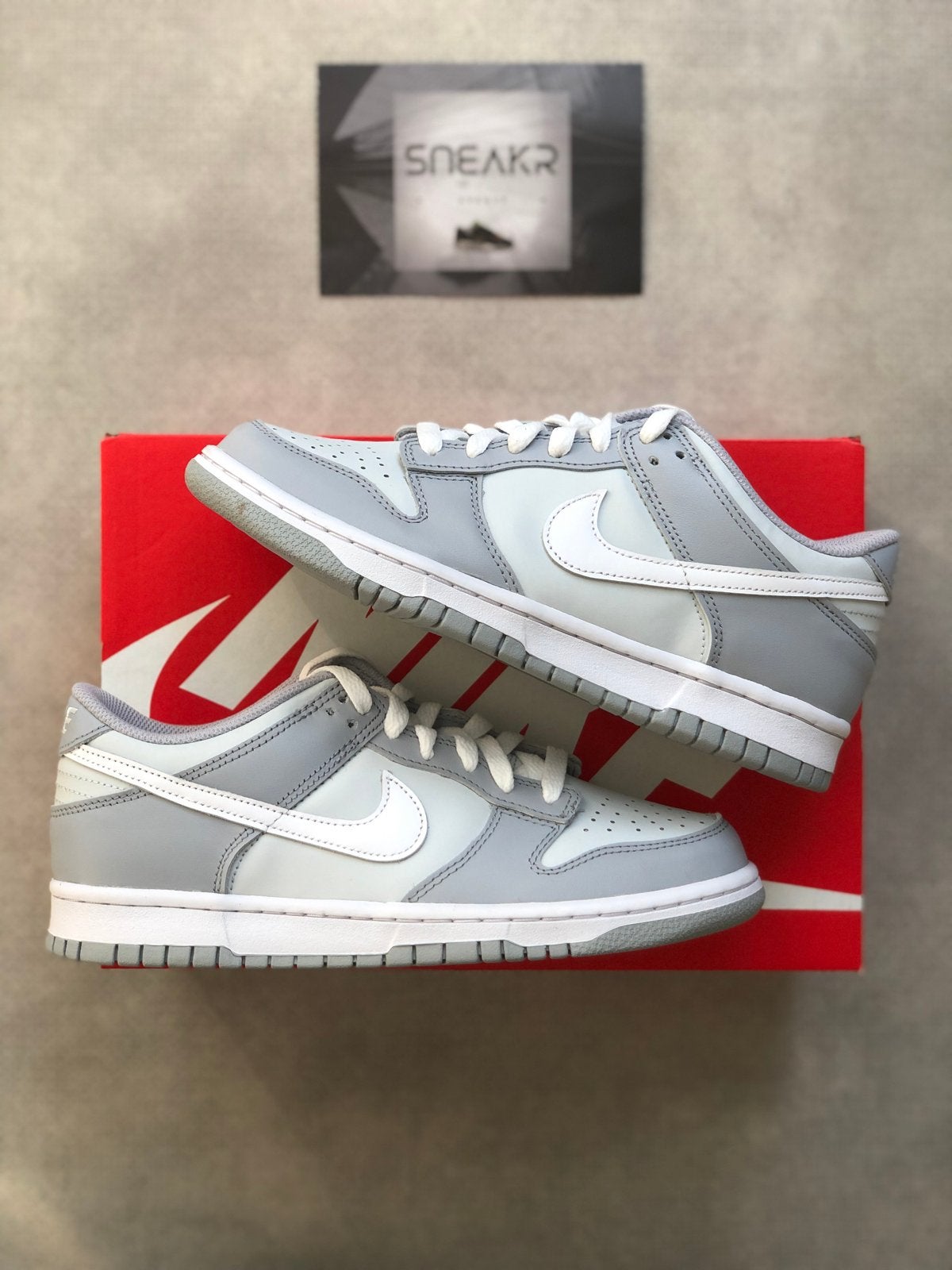 Nike Dunk Low Two Tone GS - Nieuw in doos, Colosseum 1, Nieuw, Ophalen of Verzenden, Sneakers of Gympen