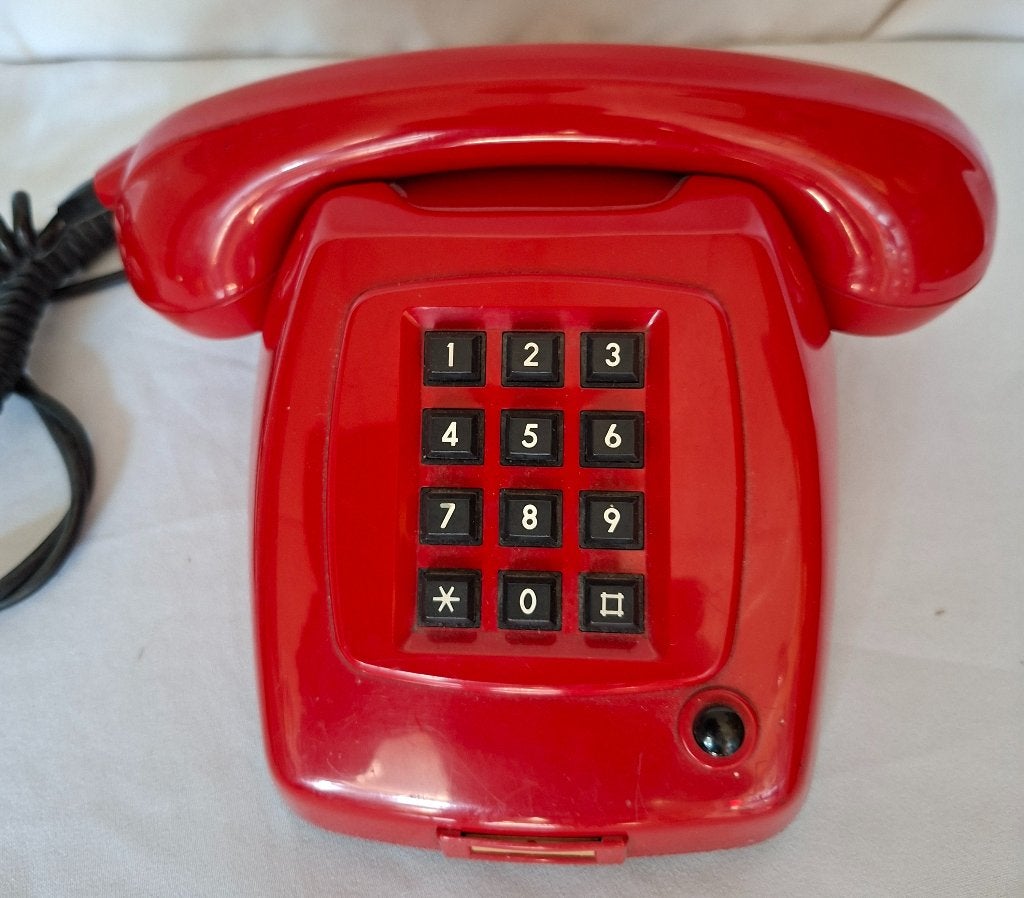 Vintage telefoon: Ericsson PTT type T65-TDK, Ophalen of Verzenden, Gebruikt