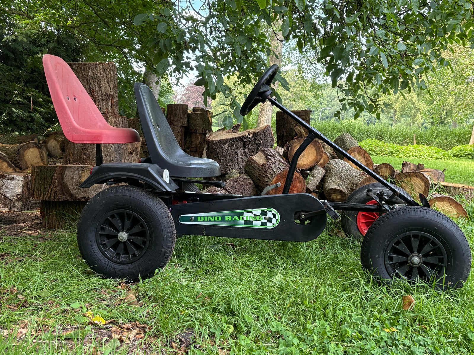 Dino Racing skelter met duozit, Ophalen, Gebruikt, Overige merken, Duozit