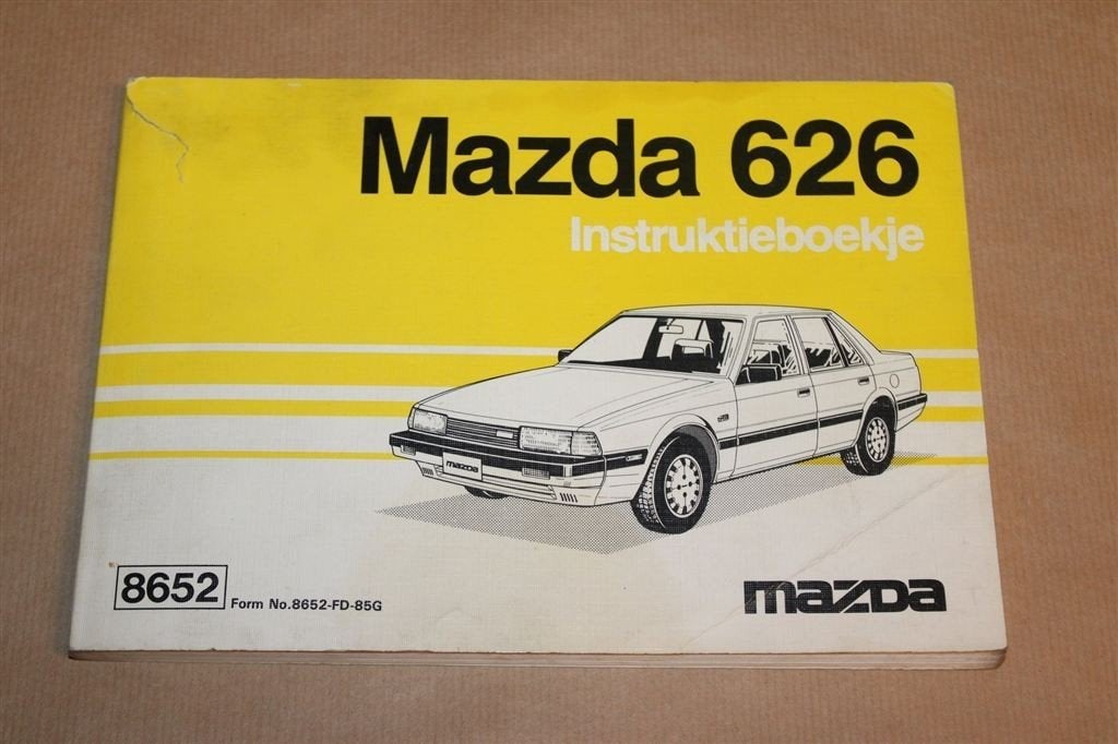 Mazda 626 Instructieboekje — Origineel uit 1985, Ophalen of Verzenden