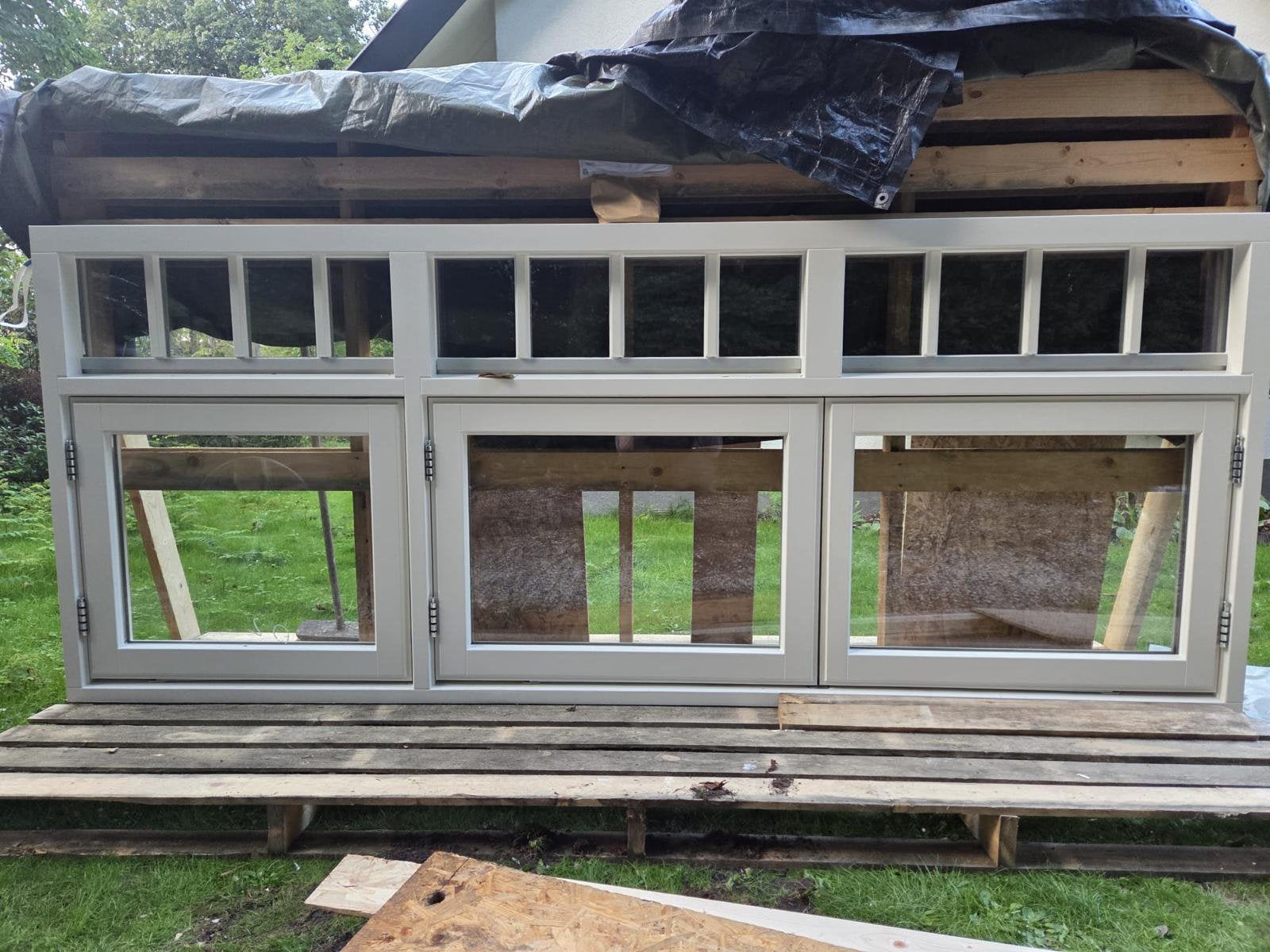 Dakkappel kozijn 1.2 x 3 meter hout nieuw, Dakkapel, Nieuw, Ophalen of Verzenden, 150 tot 225 cm