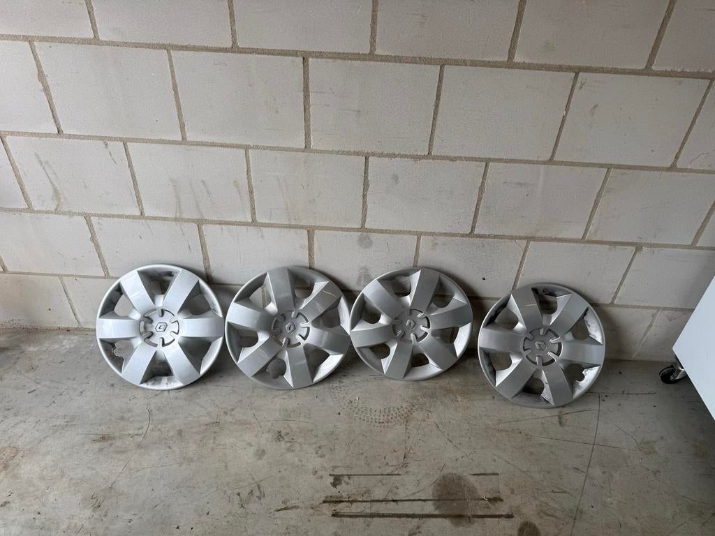 Set van 4 Renault wieldoppen, Ophalen of Verzenden, Gebruikt